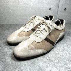 極美品【ROCK PORT】スウェードスニーカー(25.5)パンチング レザー◎