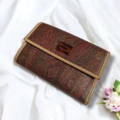 2025年最新】Etro カラー：ブラウン系 三つ折り財布の人気