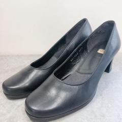 美品✨ ing イング パンプス ブラック フォーマル レザー ラウンドトゥ