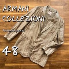 ARMANI COLLEZIONIアルマーニ コレツィオーニ リネンジャケットM
