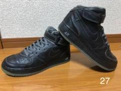 NIKE AIR FORCE1 MID BLACK&GLAY 27センチ