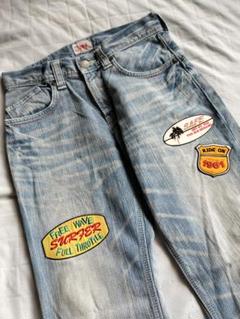 送料込み★EDWIN　ワッペン　411XVS　フレアダメ－ジデニム　size30