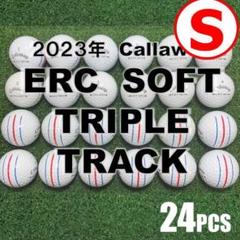 【S128】キャロウェイ ERC トリプルトラック23年白 ロストボール 24球