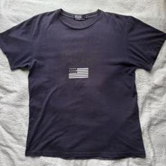 【希少デザイン】90s USA マフラー　星条旗　ラルフローレン 美品 90s USA製 星条旗 ヴィンテージTシャツ ラルフローレン XL