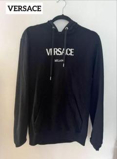 Versace*コットン製メドゥーサ プルオーバーパーカー ブラック VERSACE - ヴェルサーチ VERSACE パーカー フーディー