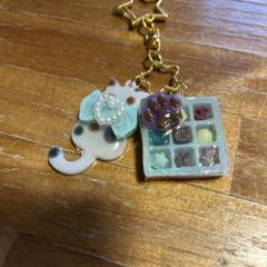 猫とお菓子のレジンチャーム
