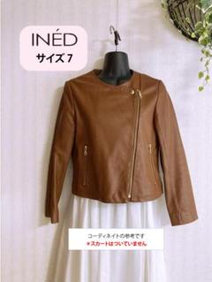 お買得‼︎新品未使用品‼︎【INED】定番人気イネド ラムレザー