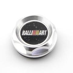 RALLIART ラリーアート 三菱 ミツビシ オイルフィラーキャップ シルバーのサムネイル