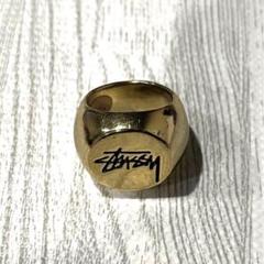 新品　STUSSY ストックリング Stock Ring Gold 指輪ゴールド ステューシー Stussy Stock Ring Gold 新品未使用 - メルカリ