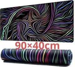 超大型 マウスパッド 90×40cm 防水 ゲーミング 滑り止め デスクカバー