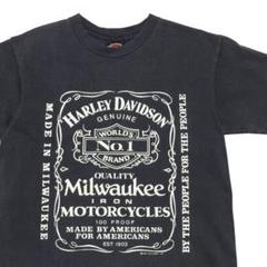 希少 80's〜 HARLEY DAVIDSON ジャックダニエル Tシャツ