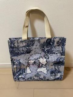 ディオール 地図柄 バースデーギフト ノベルティ トートバッグ DIOR Christian Dior Beauty◇ノベルティバッグ/トートバッグ/地図
