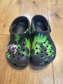 【最終値下】crocs スーパーマンチャーム付き 15.5