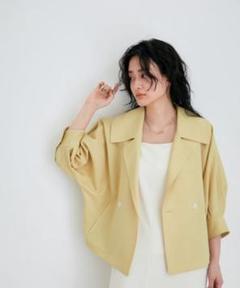 美品＊ギャルリーヴィー ドルマンスリーブジャケット コットン