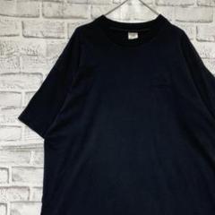 USA製90sヴィンテージTシャツ！シングルステッチ　ブラック半袖古着XL721