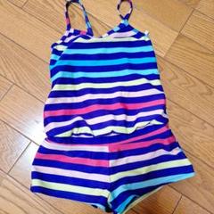 カラフルボーダー水着