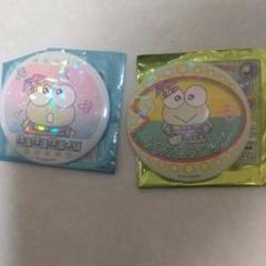 ピューロランドネオナツマツリII 非売品景品 けろけろけろっぴ缶バッジ2種