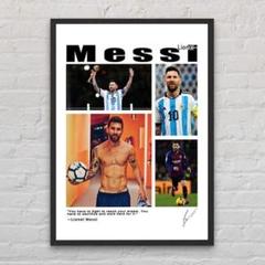 A3ポスターのみ 6-リオネル・メッシ　Messi　アートポスター　W杯　10番のサムネイル