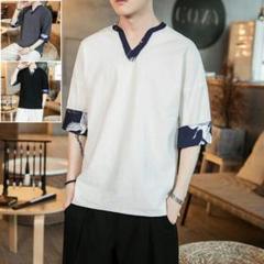 Tシャツ メンズ 半袖 トップス 吸汗速乾 夏 Vネック 大きいサイズ 運動会 ファッション 文化祭 無地 おしゃれ 麻繊維の中古 未使用品を探そう メルカリ