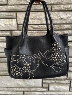 DIANA Disney 限定コラボ スタッズレザーバッグ レザーハンドバッグ ダイアナ ディズニー コラボ ハンドバッグ 2way スタッズ レザー