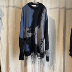 Frayed knit P/O(2/blk)｜meagratiaのサムネイル