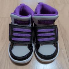 【未使用】adidas ハイカットシューズ 4K ブラック/パープル
