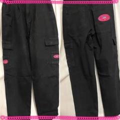 ユニセックス ワイドパンツ Lサイズ　黒　新品