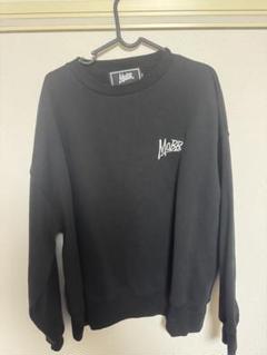MOBB ブラック スウェット M MoBB モブ スウェット ブラック パイル ホワイト ワンポイント M
