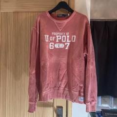 Polo Ralph Lauren スウェット カレッジプリント サーモンピンク
