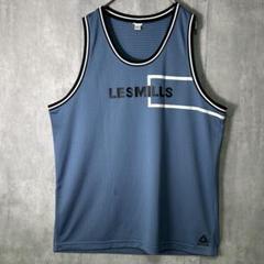 完売品 Reebok Les Mills コラボ メッシュ タンクトップ 青