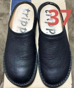 トリッペン 37 Half-Yen black ミュール サンダル レザー 黒