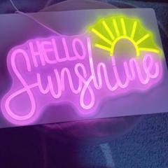 Hello Sunshine ネオンサイン LEDネオンライト