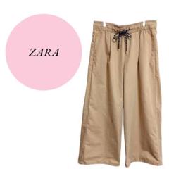 【ザラ】ZARA♡ボトムス♡ウエストゴム紐付♡ストレート【М】カジュアル♡大人