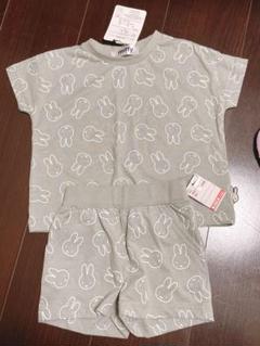 【最終値下】ミッフィー ウサギ柄 ベビーパジャマ 90 タグ付き新品