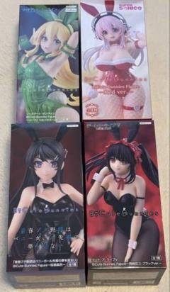 バニーキャラクター フィギュア 4体セット
