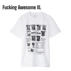 fucking awesome ポロシャツ XL 白 総柄 半袖 tシャツ メンズ