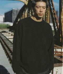 LIDNM CASHMERE MILLED CREW KNIT Mサイズ LIDNM（リドム）の「CASHMERE MILLED CREW KNIT（ニット