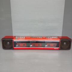昭和レトロ　ナショナル　ラジカセ　RX-F333　3連カセット　ジャンク品 昭和レトロ ナショナル ラジカセ RX-F333 3連カセット ジャンク