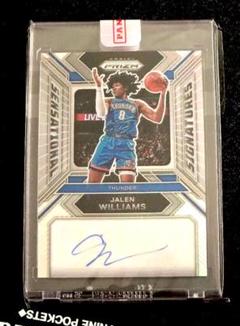 Jalen Williams PRIZM silver auto サインカード
