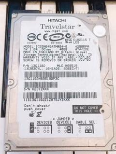 2.5インチ ハードディスク HDD 40GB