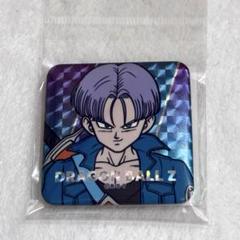 ドラゴンボール Z トランクス 缶バッジ ポップアップ スクエア缶