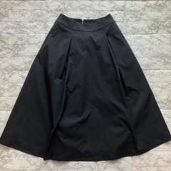 極美品◎24SS SOEJU ソージュ リモンタタックスカート M ブラック