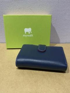 mywalit カーフ レザー 2つ折り財布