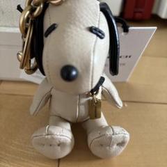 coach 限定商品 スヌーピーのレザーキーチャーム✴︎限定紙袋付き coach 限定商品 スヌーピーのレザーキーチャーム✴︎限定紙袋