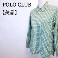 【美品】RCB POLO CLUB　チェック柄　乗馬　長袖　アイビーシャツ
