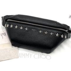 ✨未使用級✨ジミーチュウ スタッズ JCロゴ ボーリング  ショルダー バッグ JIMMY CHOO - 未使用級✨ジミーチュウ スタッズ JCロゴ