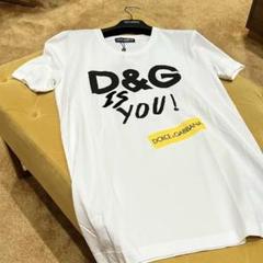 【美品】dolce&gabbana 白色半袖Tシャツ　確実正規品　42 美品】dolce&gabbana 白色半袖Tシャツ 確実正規品 42 - メルカリ