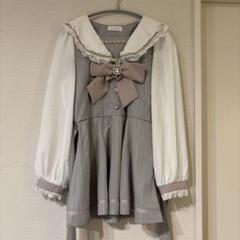 リズリサ セーラーカラーセットアップ グレー 長袖