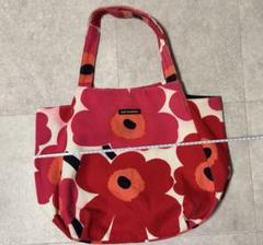 marimekko フラワープリント トートバッグ
