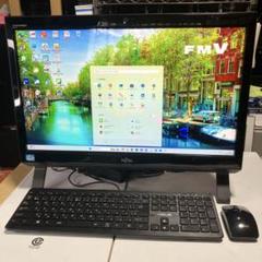 FUJITSU モニター型パソコン Windows11 core i7 美品のサムネイル